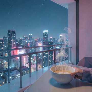 路灯倒数着晚安