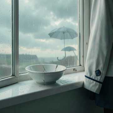 碎瓷碗里的旧雨声