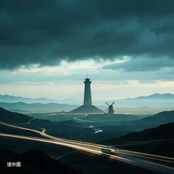 孤塔与风车