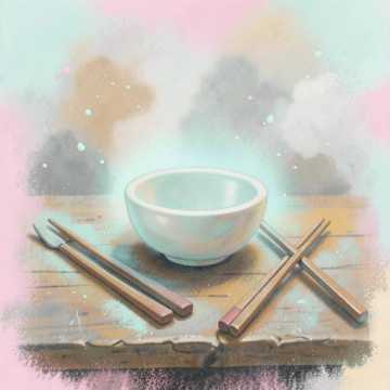 多添的那副碗筷