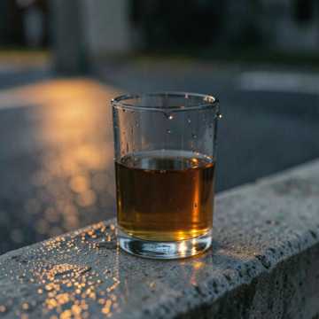 深夜的酒