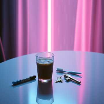半杯冰美式
