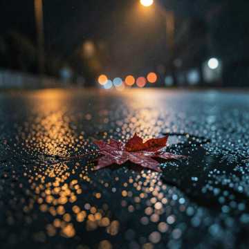 深秋街口