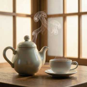 纸窗茶香