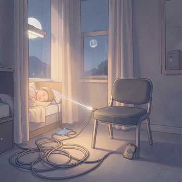 窗帘没拉开