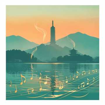 笑声漂过洞庭浪