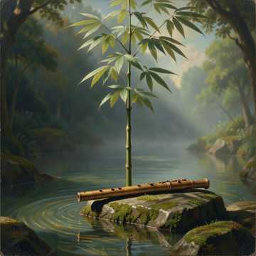 晴野竹影
