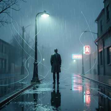 雨丝绕指凉