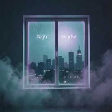 夜色漫过窗台