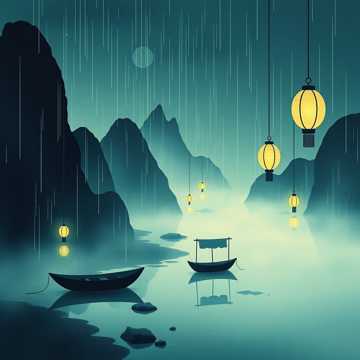 墨痕逐云去