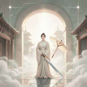 半幅面纱遮冷暖