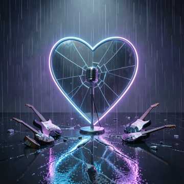 暴雨里断电的麦