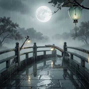 墨漫素笺雨