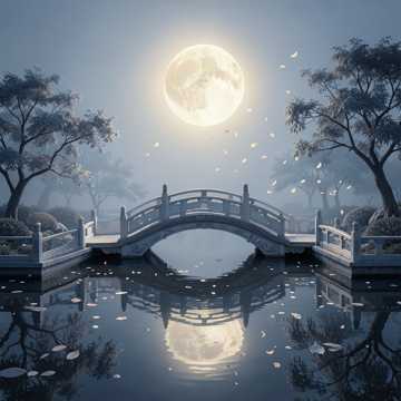 月影照花台