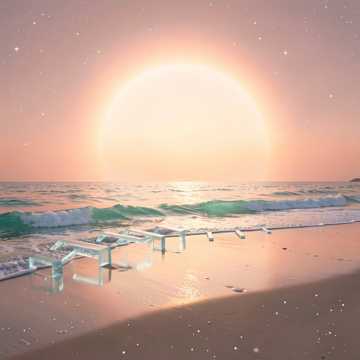 海浪上的钢琴键