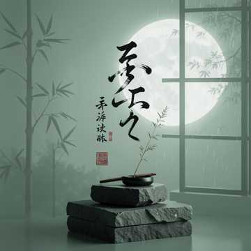 墨痕听雨