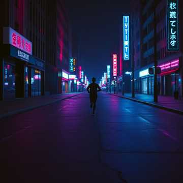 霓虹未眠人