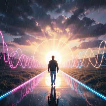 撕开黑的亮光