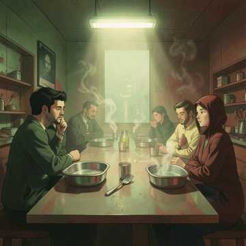 餐盘窃窃私语