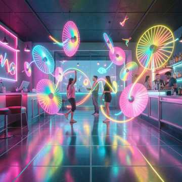 扇子一甩