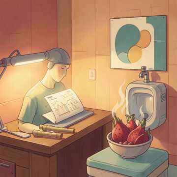 红尿吓一跳，真假得分晓