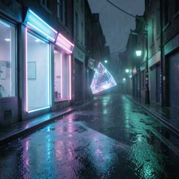 霓虹碎影