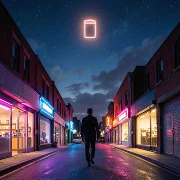 一格电量走夜路
