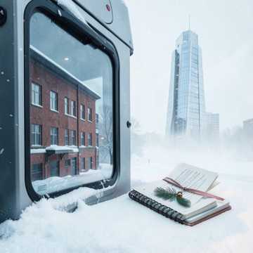 松针里的雪