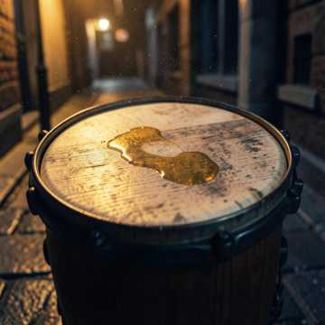 鼓面夜色
