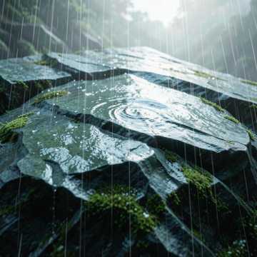 青石细雨