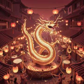 龙腾鼓韵
