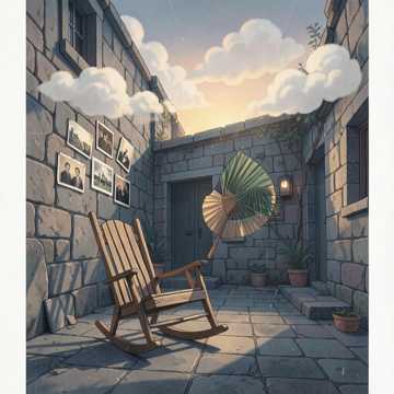 蒲扇摇落旧黄昏