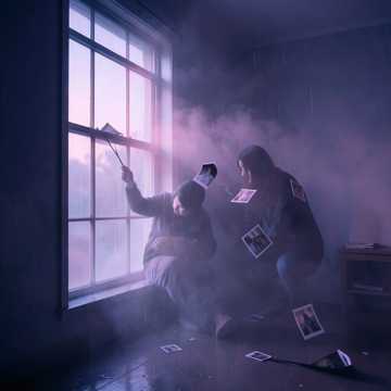 雨滴敲打我的窗