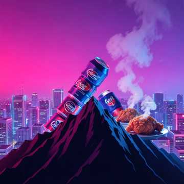 炸鸡爬山可乐罐-版本2
