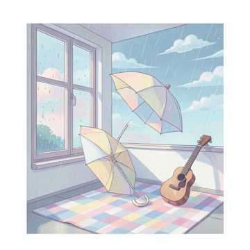 雨伞落空了