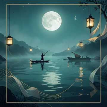 Moon Over Chinesesilk