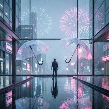 那天下雨了