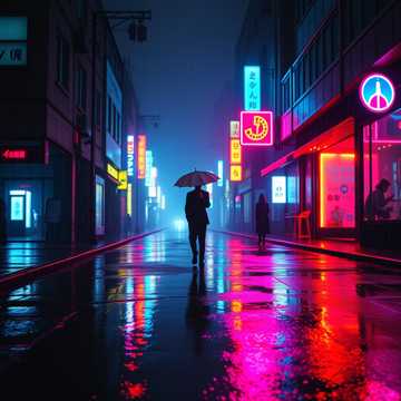 夜行霓虹海