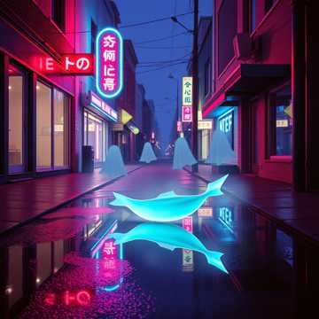 霓虹鱼的尾鳍