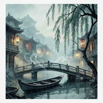 故城烟雨