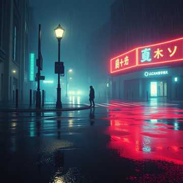 人海中一盏残灯