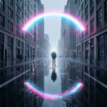 霓虹未眠人