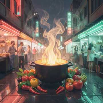大竹火锅
