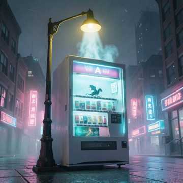 自动贩卖机的氤氲