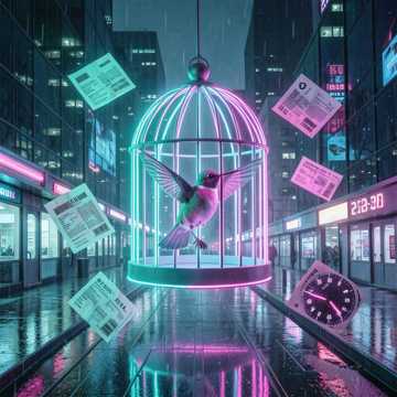 困在订单的蜂鸟