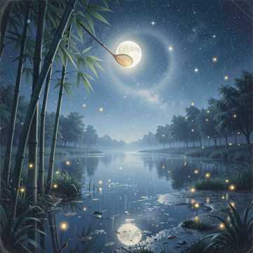 夏夜簸箕数星星