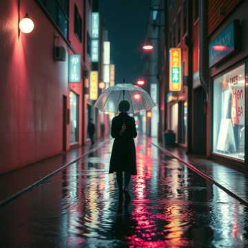 暗巷听雨