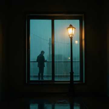 一人的雨夜