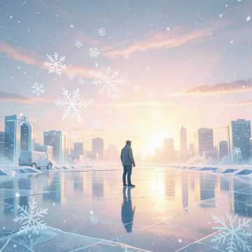 雪花追不上日落
