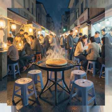 饼香咬住月